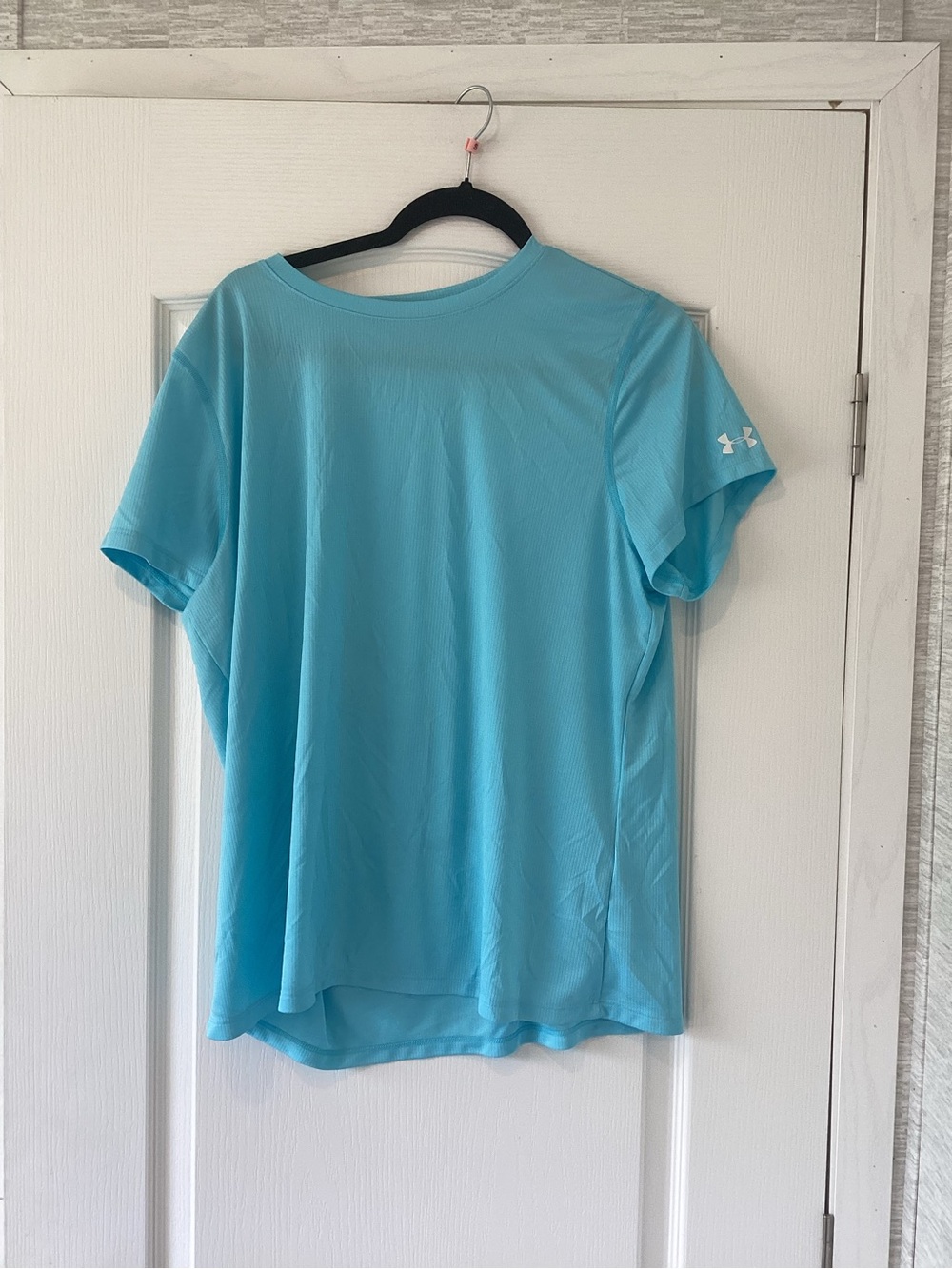 Under Armour Men’s Short Sleeve Performance Tee — Aqua Blue 2XL EUC